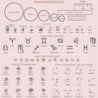 Zodiac Tag necklace - Gold, Silver, Rose Gold >>