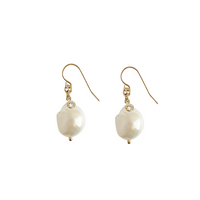 Baroque Pearl with Stone Earrings
