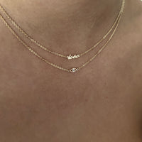 Script Word Necklace