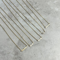 Script Word Bracelet