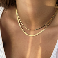 Lana Fine Herringbone Chain