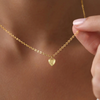 Mini Puffy Heart Necklace