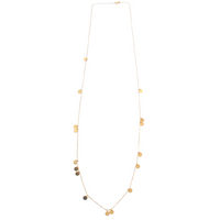 Neva Long Mini Disc Necklace