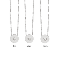 Zodiac Disc Necklace
