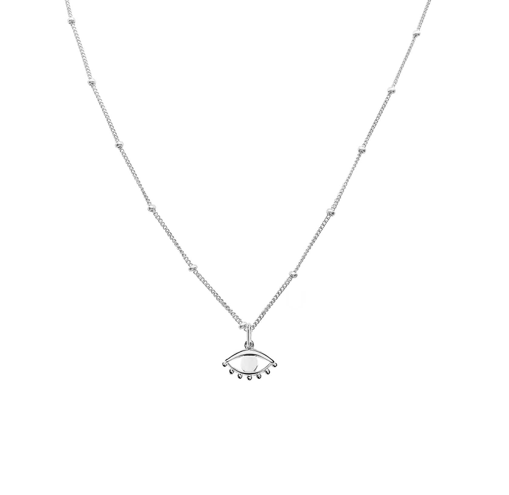 Ray Eye Necklace Gold, Silver Misuzi