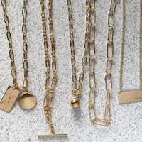 Nadia - Love Bar Necklace - Gold, Silver, Gold Silver, Rose gold >>