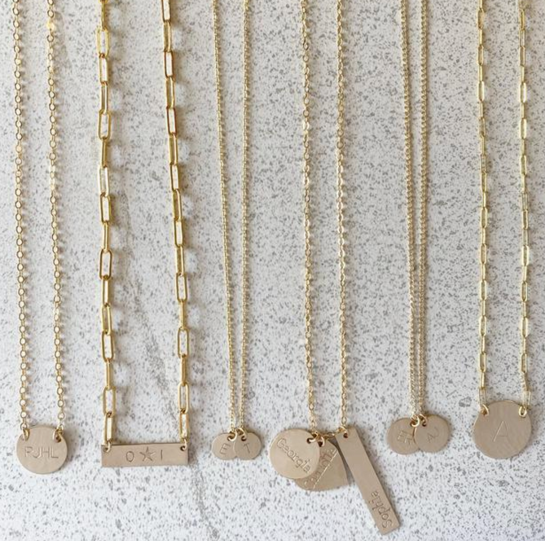 Tina Mini Disc Necklace