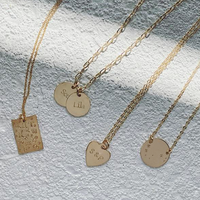 Avery - Heart Initial Necklace