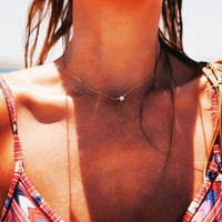 Stella Mini Star Initial Necklace