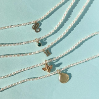 Juliet Pearl necklace - Gold, Silver >>