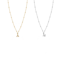 Aria Charm Letter Necklace