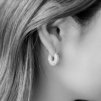 Dillon Baby Pave Hoop