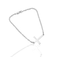 Cross Bracelet in Silver