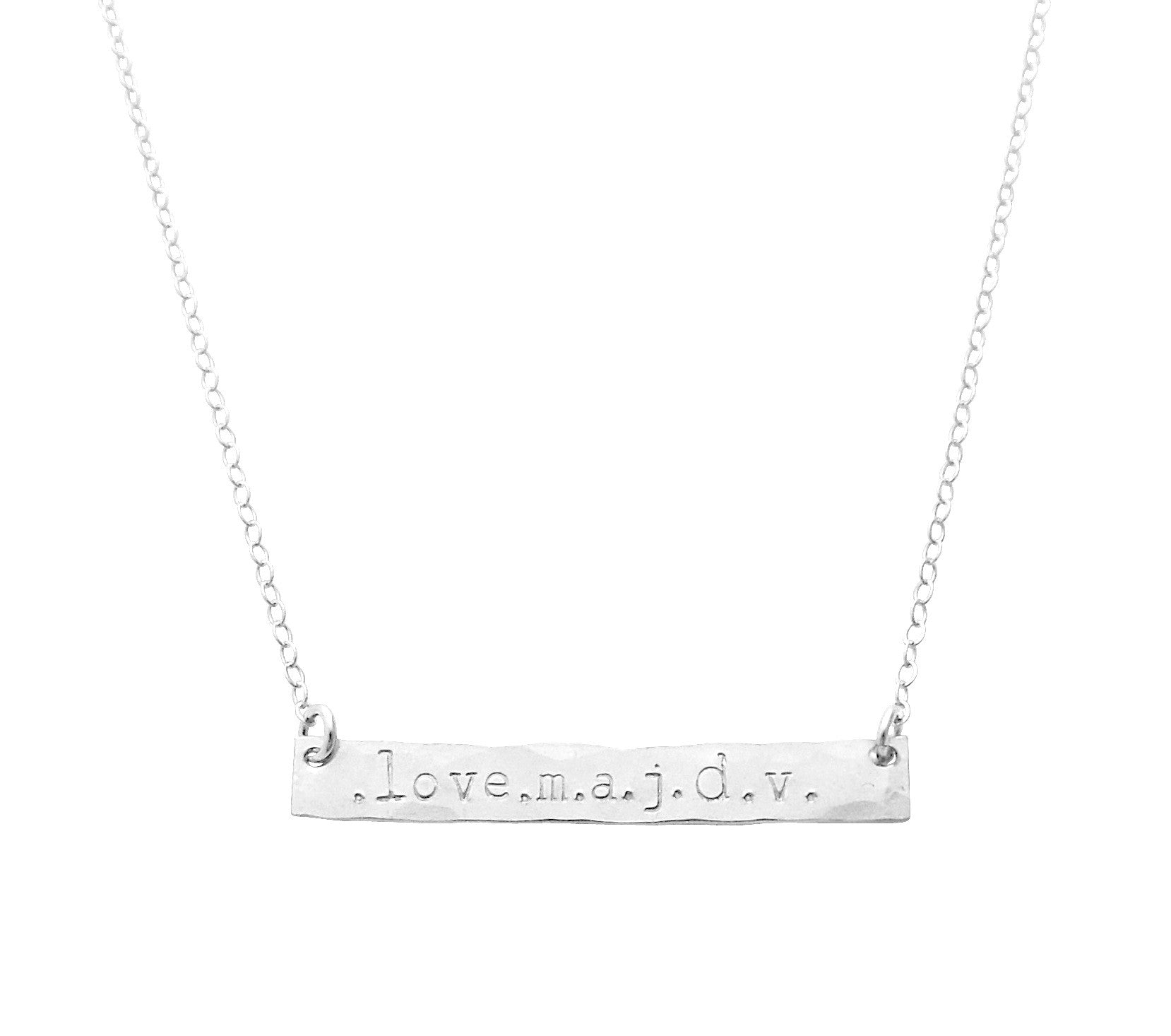 The Lara Bar Necklace Gold, Silver, Rose Gold Misuzi