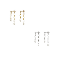 Milly Double Pearl Earring