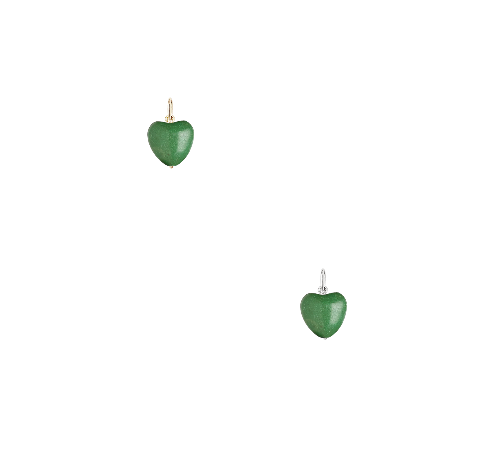 Green on sale heart charm