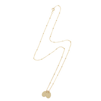 Kat Disc Necklace - Gold, Silver, Rose Gold >>