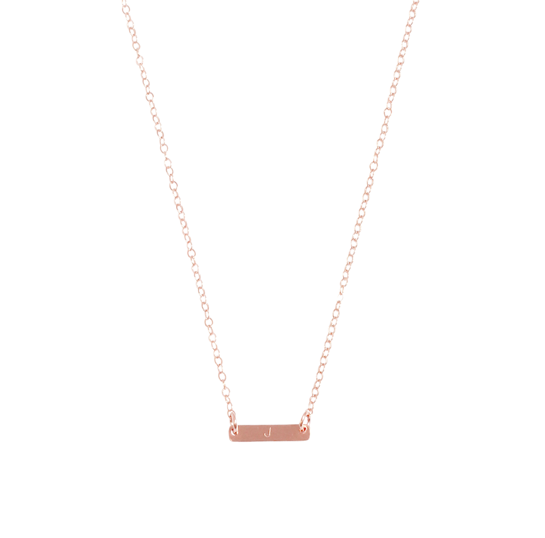 20 rose gold online necklace