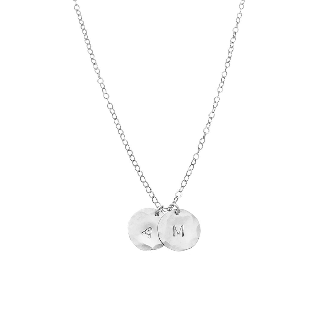 Milla Hammered Disc Necklace