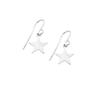 Mini Star Earrings in Silver Color