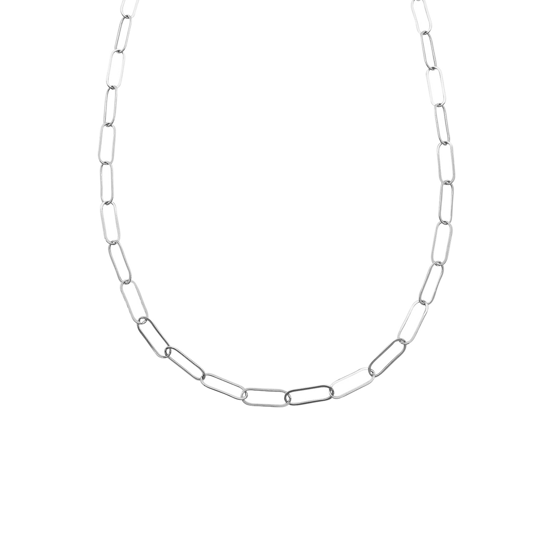 Marcel Necklace - Gold, Silver >>