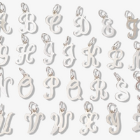 Eden Initial Earring Charms - Gold,Silver >>>
