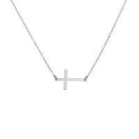 Cross Necklace - Gold, Silver, Rose