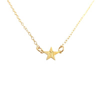 Stella Mini Star Initial Necklace