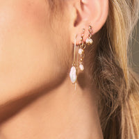 Milly Double Pearl Earring