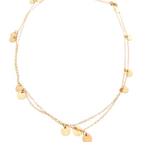 Neva Long Mini Disc Necklace