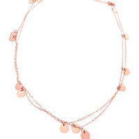 Neva Long Mini Disc Necklace