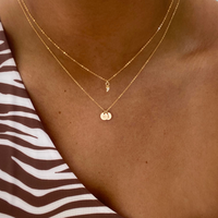 Tina Mini Disc Necklace