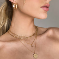 Kitt Pearl Hoop - Gold, Silver >>