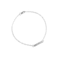 Maya - Mini Bar Initial Bracelet