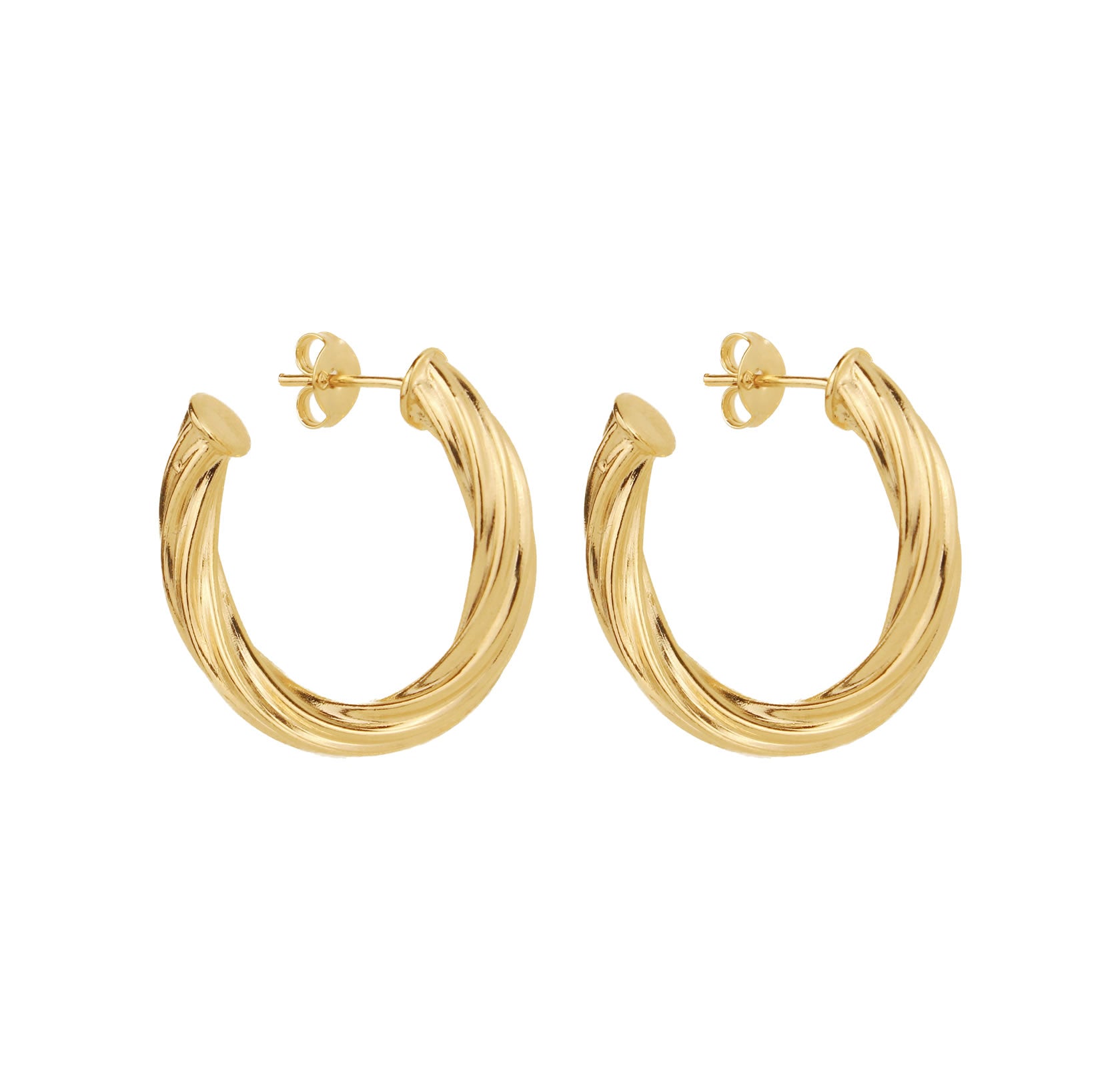 Amber Hoop | Designer Jewellery | Misuzi