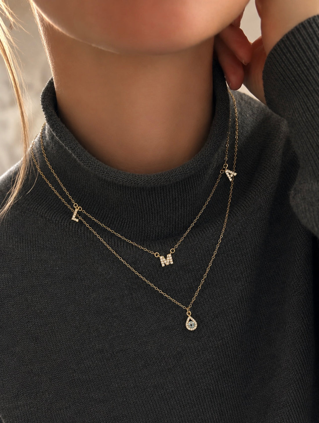 Mara Initial Necklace