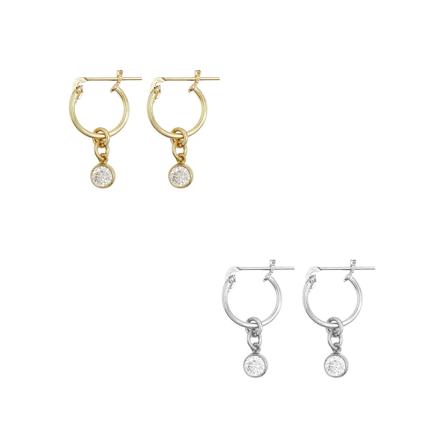 Kitt Birthstone Hoop