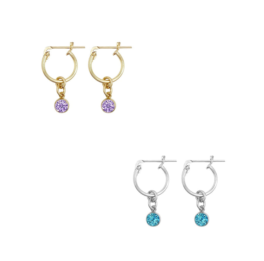 Kitt Birthstone Hoop