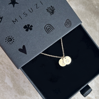 Lena Disc Necklace - Gold, Silver, Rose Gold >>