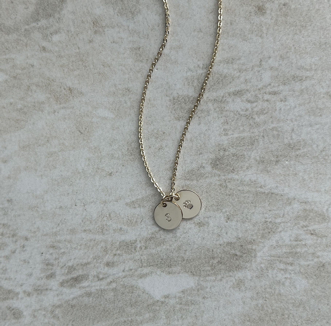 Lena Disc Necklace - Gold, Silver, Rose Gold >>