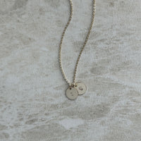 Lena Disc Necklace - Gold, Silver, Rose Gold >>