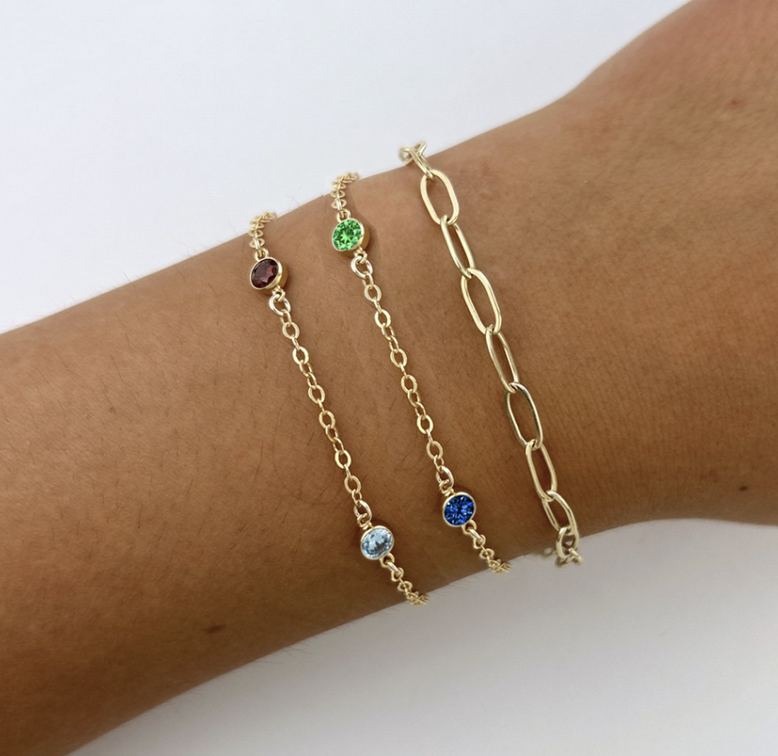 Luna Birthstone Bracelet