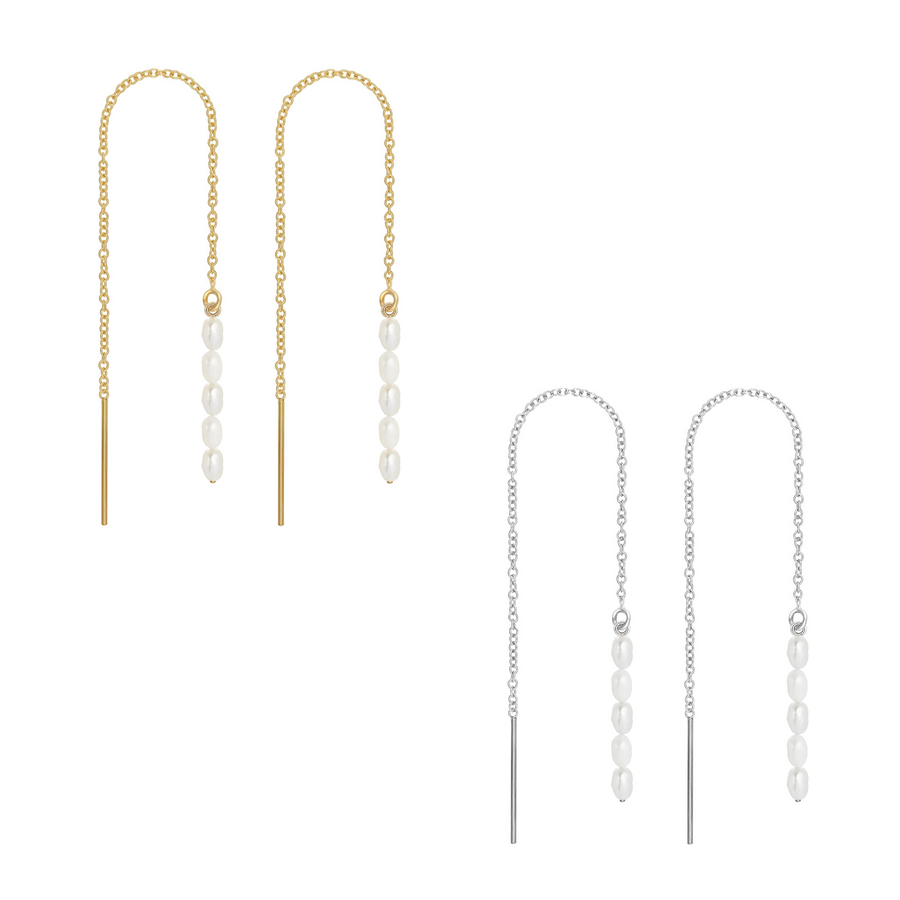 Macy Pearl Thread Earring