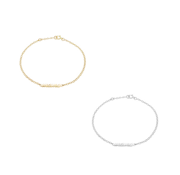 Script Word Bracelet