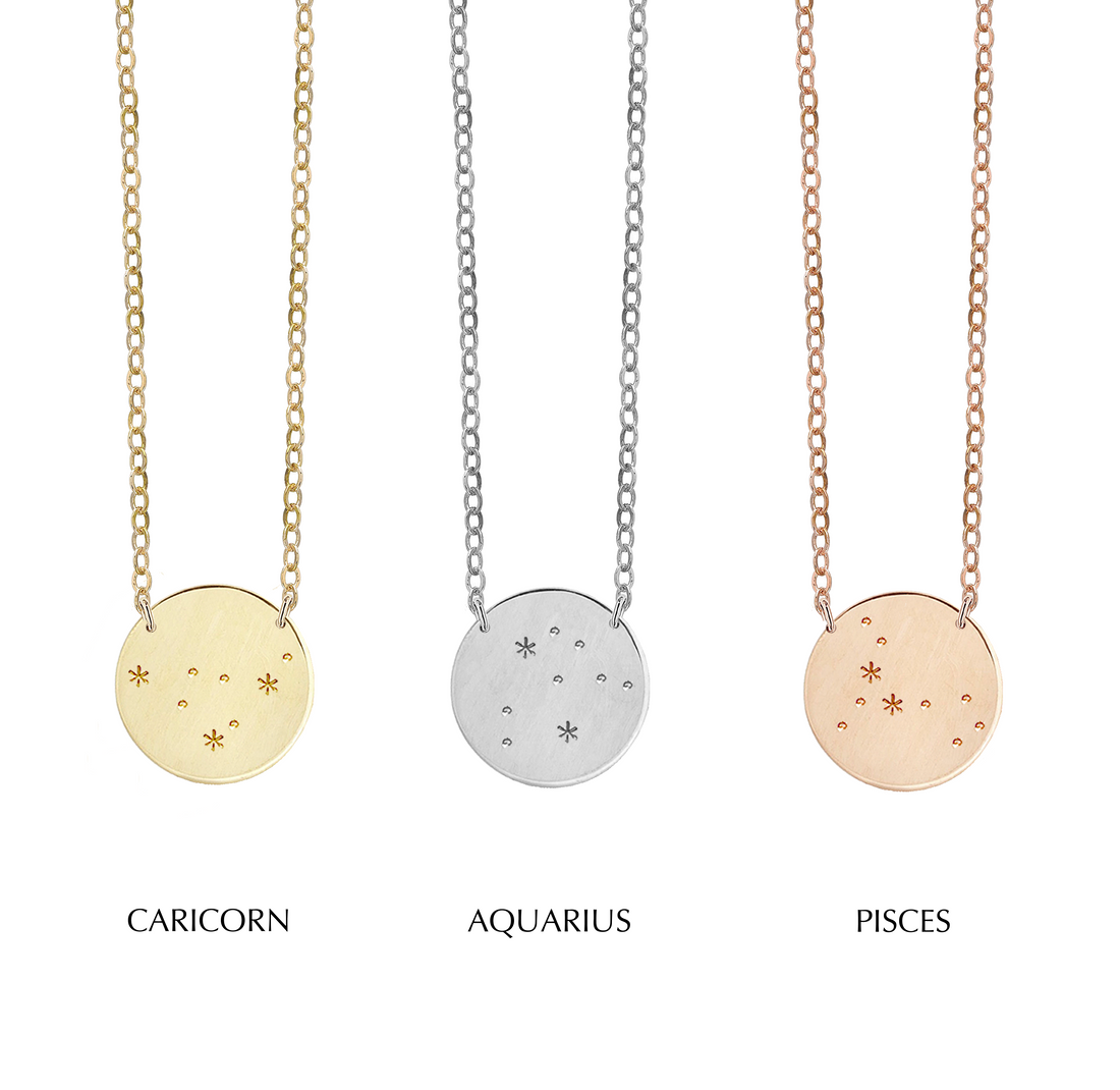Pisces discount constellation necklace