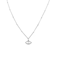 Ray Eye Necklace - Gold, Silver  >>