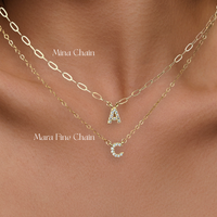 Mina Initial Necklace