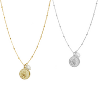 St Anthony Pearl Necklace