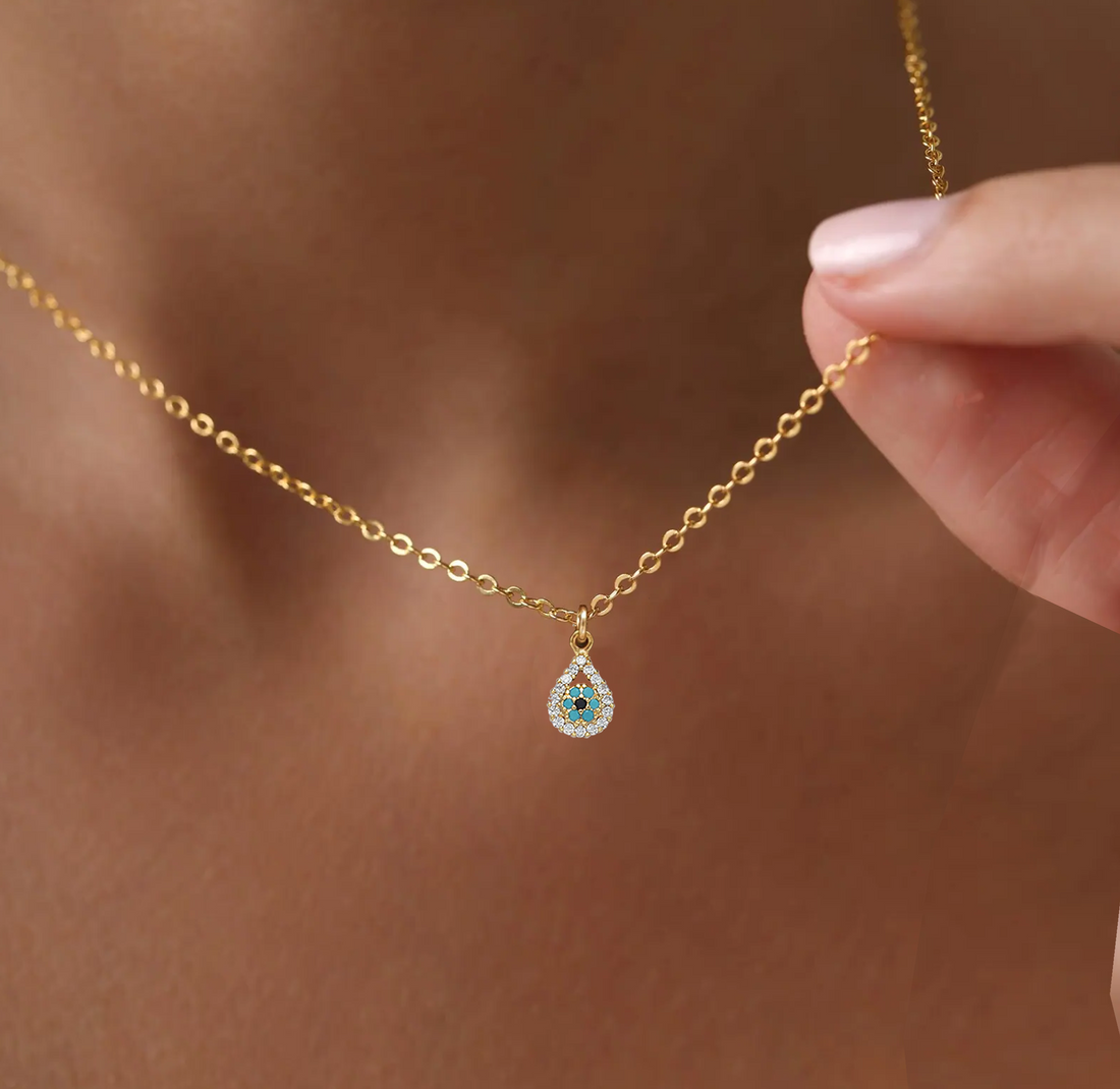 Turquoise Eye Necklace