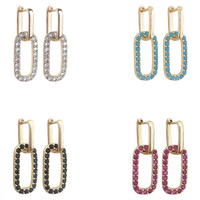 Dillon - Liv Earrings- Turquoise, Pink,Navy, Crystal